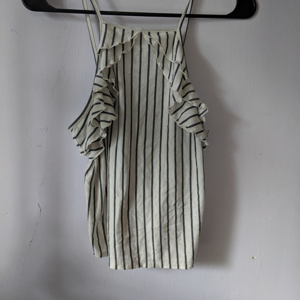 American Eagle stripped halter top